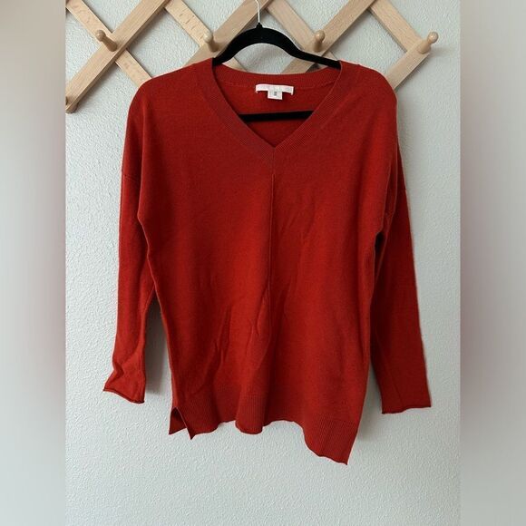 The Cashmere Project Burnt Orange Sweater Sz S - Picture 1 of 5